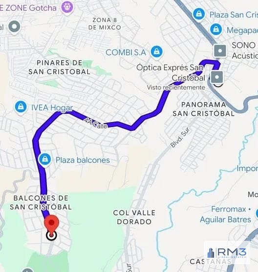 Mapa — Casas en venta Balcones de San Cristobal, Condominio VENTI — Casa en Venta en Zona 8 Mixco, Guatemala, Ciudad — foto 3 de 15