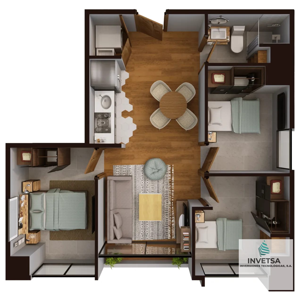 APARTAMENTO 3 DORMITORIOS ZONA 2 CIUDAD NUEVA — Apartamento en Alquiler en Ciudad Nueva, Zona 2, Guatemala, Ciudad — foto 1 de 16