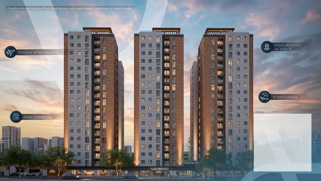 Invierte en Zona 13: Apartamentos Nuevos en Casa Arienzo — Apartamento en Venta en Zona 13, Guatemala, Ciudad — foto 3 de 14