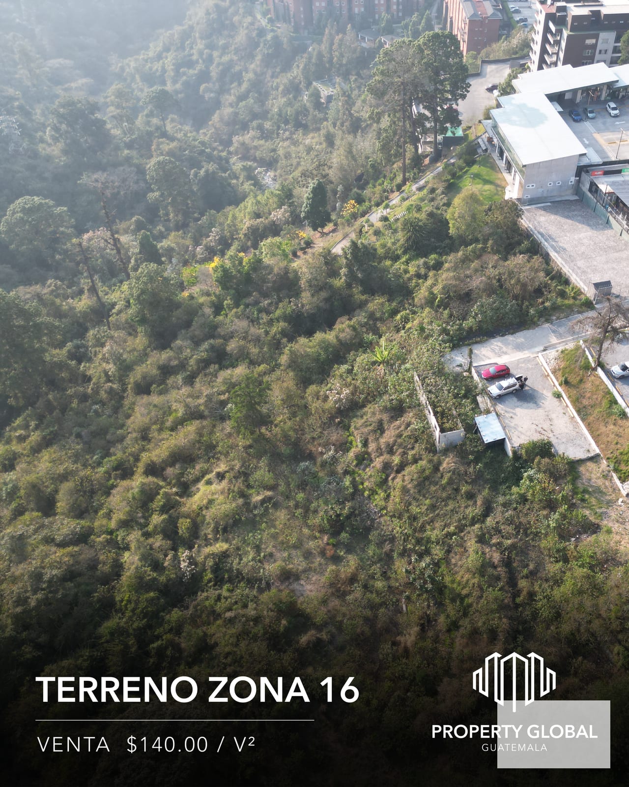Terreno 9,041.50 v2 en venta Vista Hermosa IV zona 16 sector El Pulté — Terreno en Venta en Zona 16, Guatemala, Ciudad — foto 1 de 4