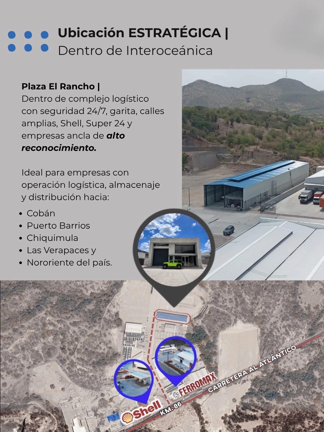 Bodega Industrial en Renta | KM 86 Carretera al Atlántico — Bodega / Ofibodega en Alquiler en San Agustín Acasaguastlán, El Progreso — foto 6 de 10