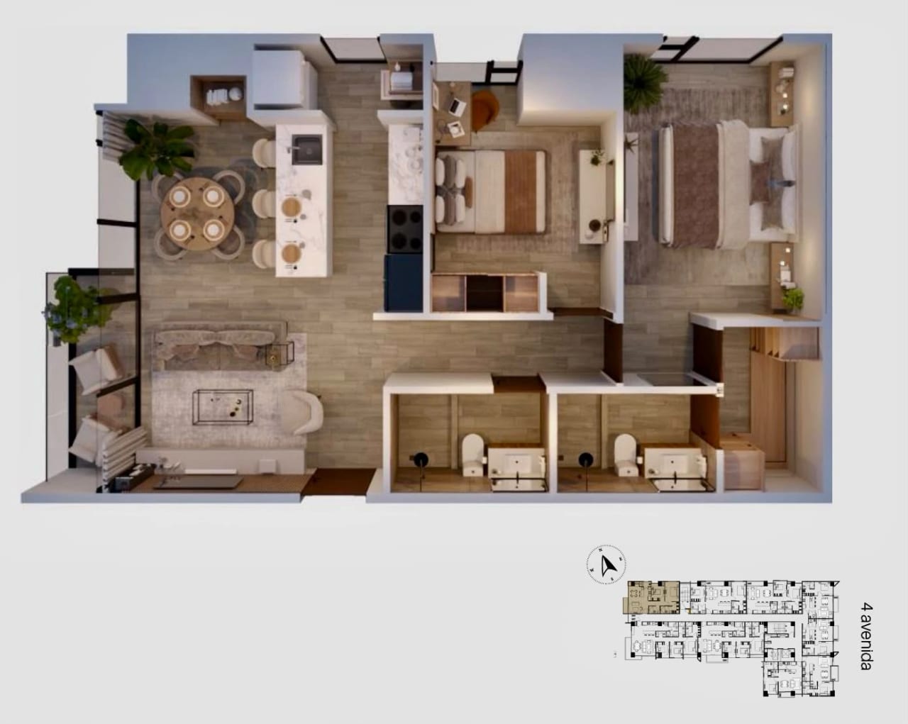 Apartamento en venta en Ankori zona 10 entrega en 2027 — Apartamento en Venta en Zona 10, Guatemala, Ciudad — foto 5 de 5