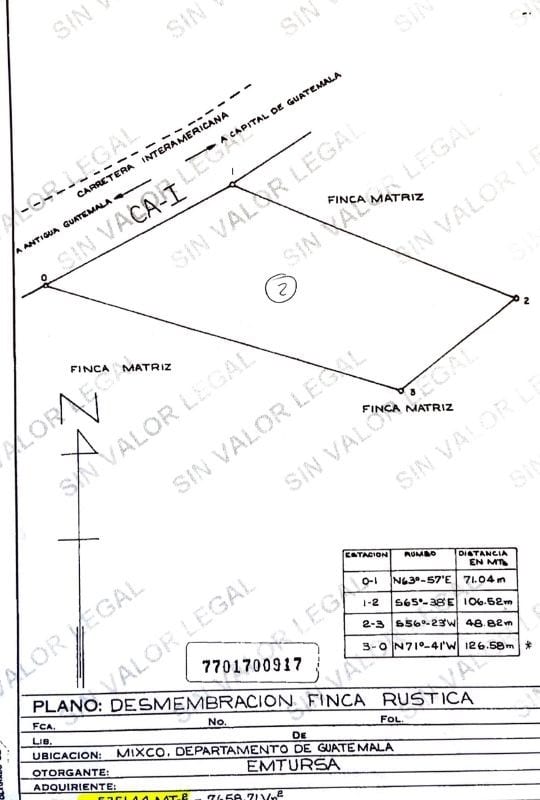 terreno en venta orilla de la interamericana por san lucas — Terreno en Venta en San Lucas Sacatepéquez, Sacatepéquez — foto 3 de 4