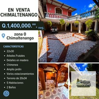 Chimaltenango Casa Grande — Casa en Venta en Chimaltenango, Chimaltenango — miniatura 1 de 17