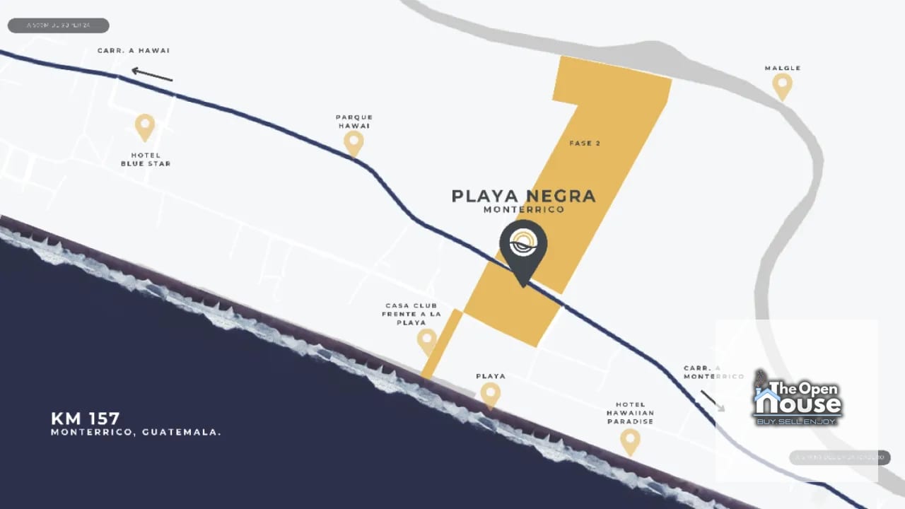Playa Negra Monterrico Guatemala — Terreno en Alquiler en Monterrico, Santa Rosa — foto 3 de 10