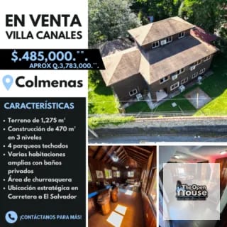 Casa en venta en el kilometro 25 de carretera a El Salvador Colmenas Villa Canales — Casa en Venta en Villa Canales, Guatemala, Ciudad — miniatura 1 de 17