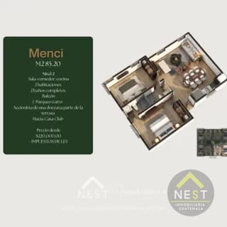 Apartamentos de lujo y modernos en PRE VENTA a minutos de ANTIGUA — Apartamento en Venta en Alotenango, Sacatepéquez — miniatura 15 de 17