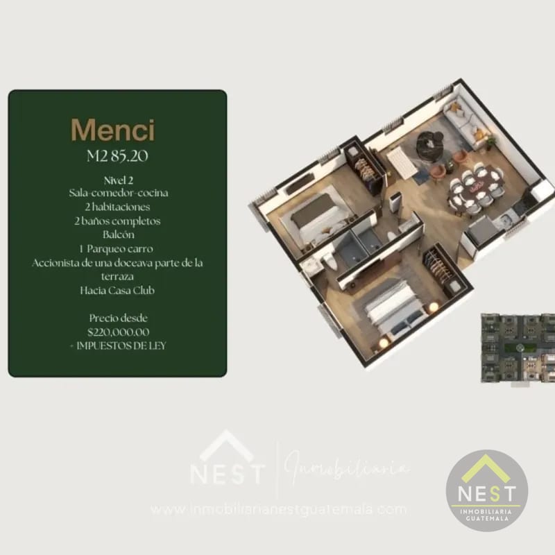 Apartamentos de lujo y modernos en PRE VENTA a minutos de ANTIGUA — Apartamento en Venta en Alotenango, Sacatepéquez — foto 15 de 17