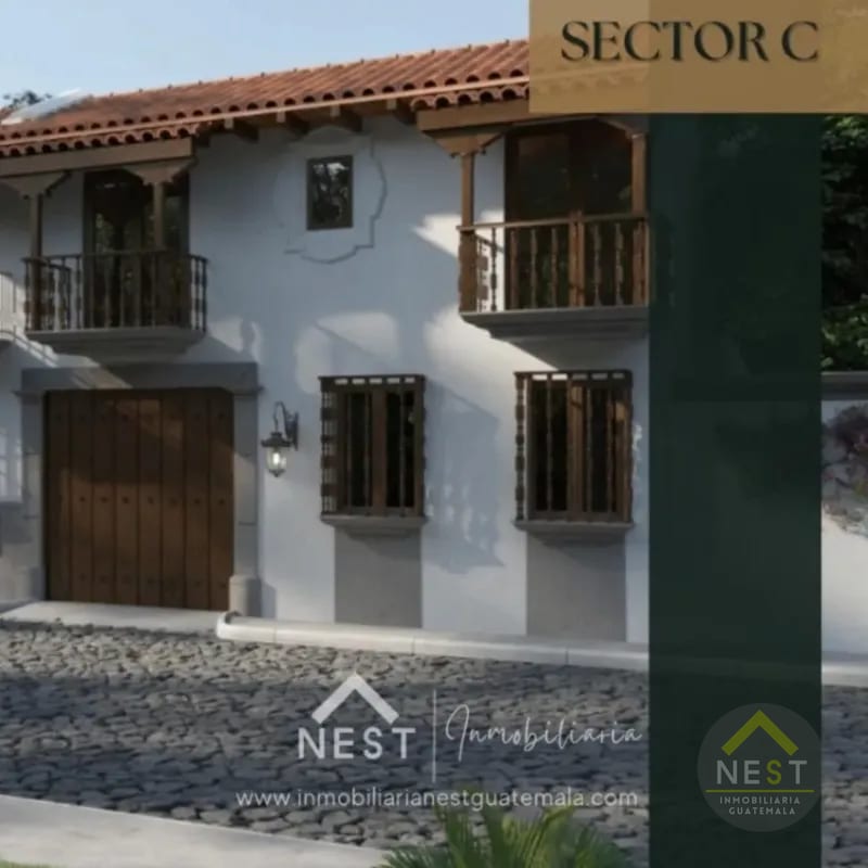 Los Franciscanos | Antigua - Casas modernas con acabados de lujo en PRE VENTA, enganche fraccionado — Casa en Venta en Alotenango, Sacatepéquez — foto 1 de 16