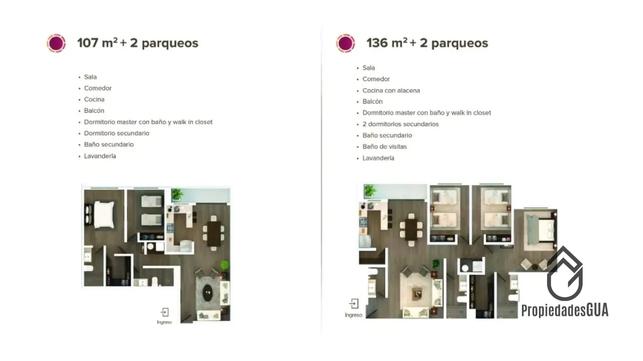 Apartamentos en Segheria zona 14 - parque urbano — Apartamento en Venta en Zona 14, Guatemala, Ciudad — foto 6 de 12