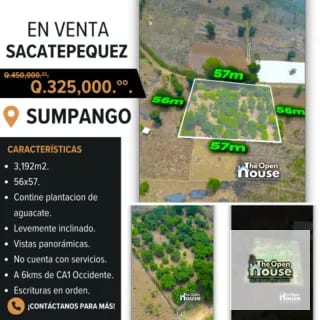 Terreno en venta en Sumpango Sacatepequez — Terreno en Venta en Sumpango, Sacatepéquez — miniatura 1 de 7