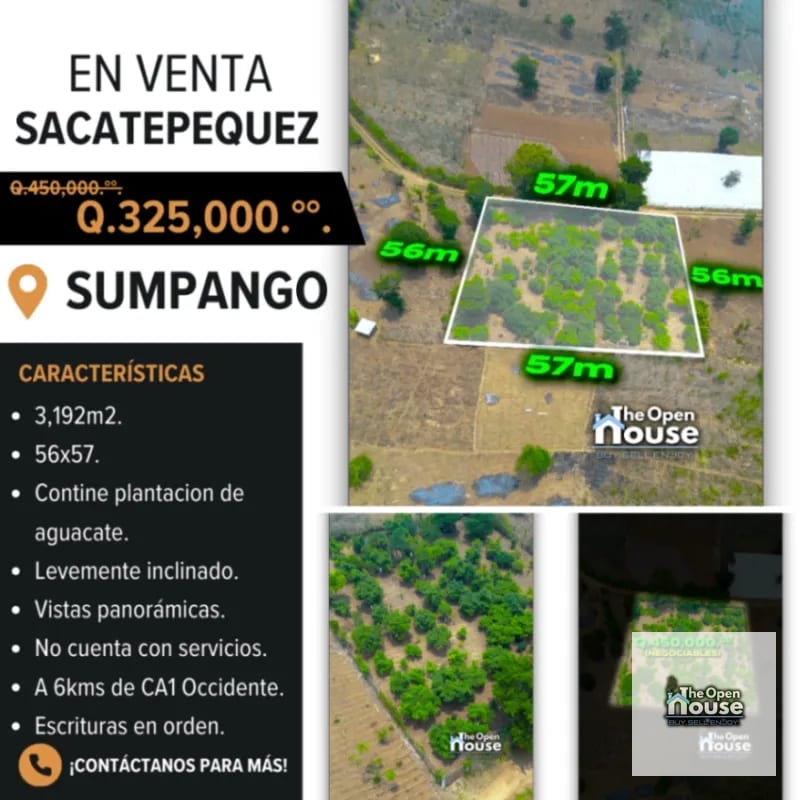 Terreno en venta en Sumpango Sacatepequez — Terreno en Venta en Sumpango, Sacatepéquez — foto 1 de 7