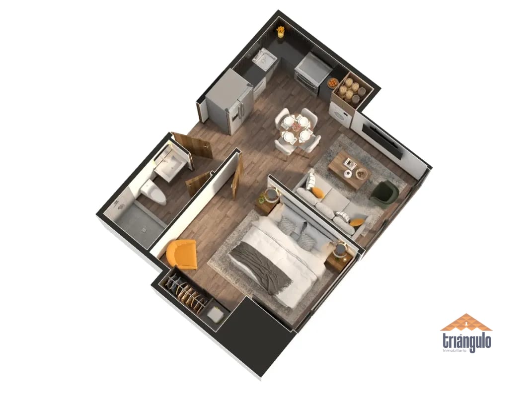 Apartamento Nuevo en Venta 1 Habitación Zona 11 Mariscal — Apartamento en Venta en Zona 11, Guatemala, Ciudad — foto 2 de 7