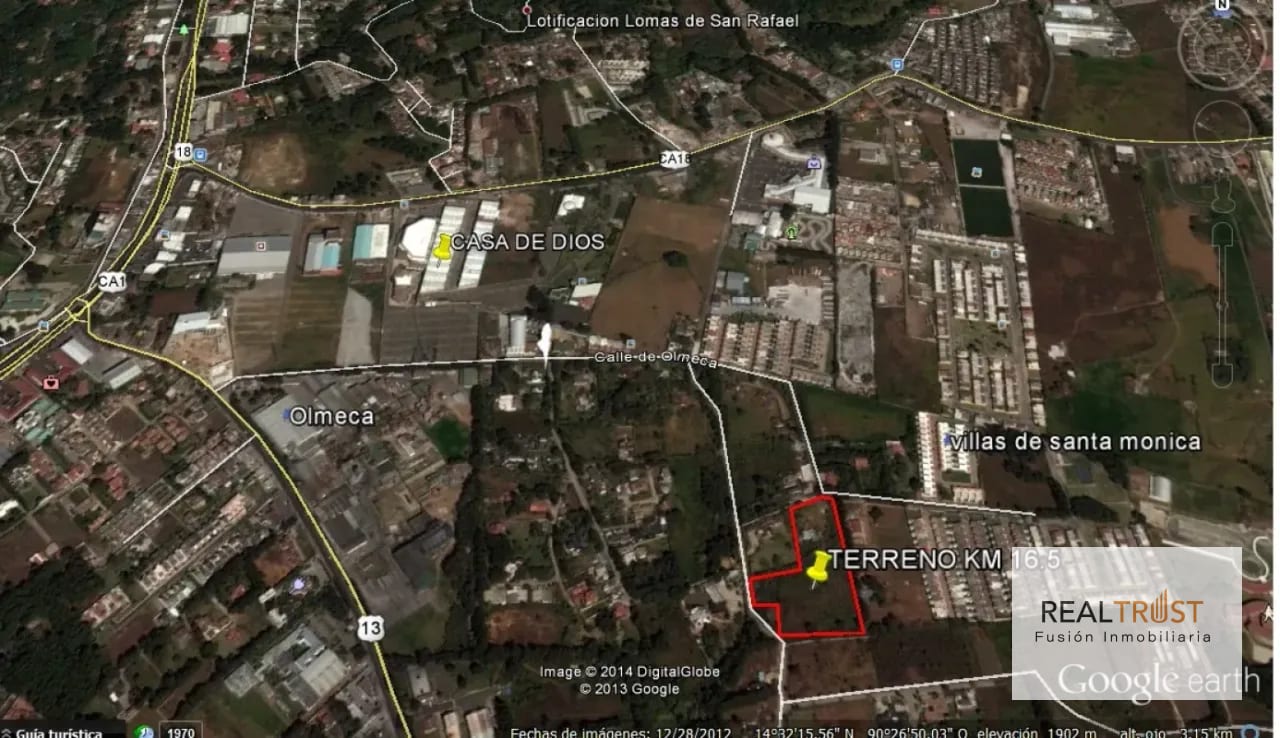 TERRENO EN VENTA UBICADO EN KM 16.5 ENTRADA DE OLMECA — Terreno en Venta en Carretera a El Salvador, Guatemala, Ciudad — foto 2 de 5