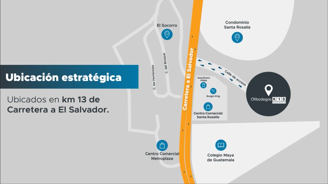 RENTO OFIBODEGA K13, KM 12.5 CES, ENTRE SANTA ROSALÍA Y COLEGIO MAYA — Bodega / Ofibodega en Alquiler en Santa Catarina Pinula, Guatemala, Ciudad — foto 6 de 14