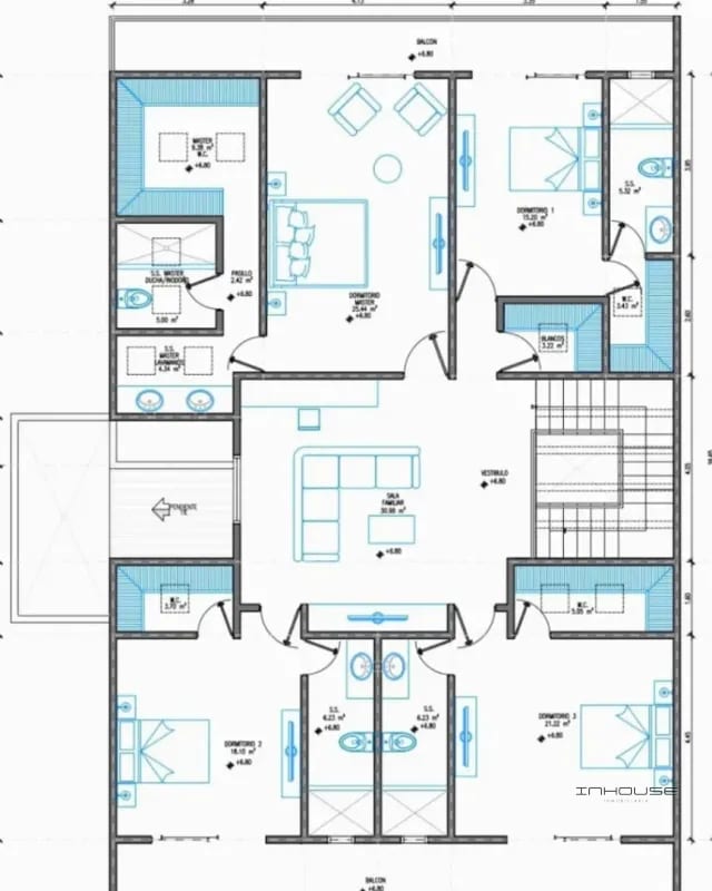 CASA EN VENTA EN ZONA 16, SANTA ROSALÍA, EN CONSTRUCCIÓN. — Casa en Venta en Zona 16, Guatemala, Ciudad — foto 5 de 8