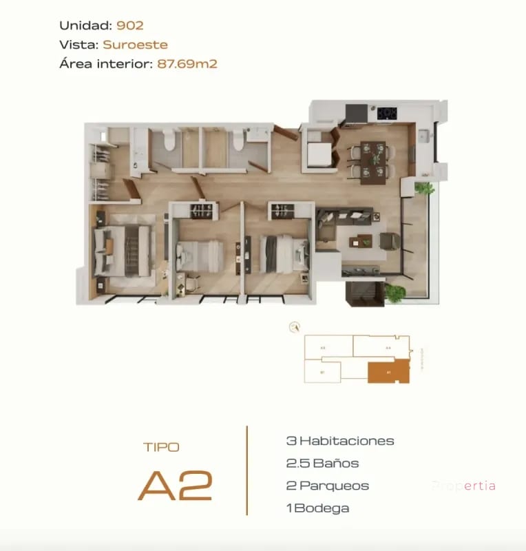 Ultima unidad en Venta en Hessen Zona 15 — Apartamento en Venta en Hessen Apartamentos, Zona 15, Guatemala, Ciudad — foto 2 de 14