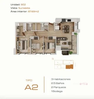 Ultima unidad en Venta en Hessen Zona 15 — Apartamento en Venta en Hessen Apartamentos, Zona 15, Guatemala, Ciudad — miniatura 2 de 14