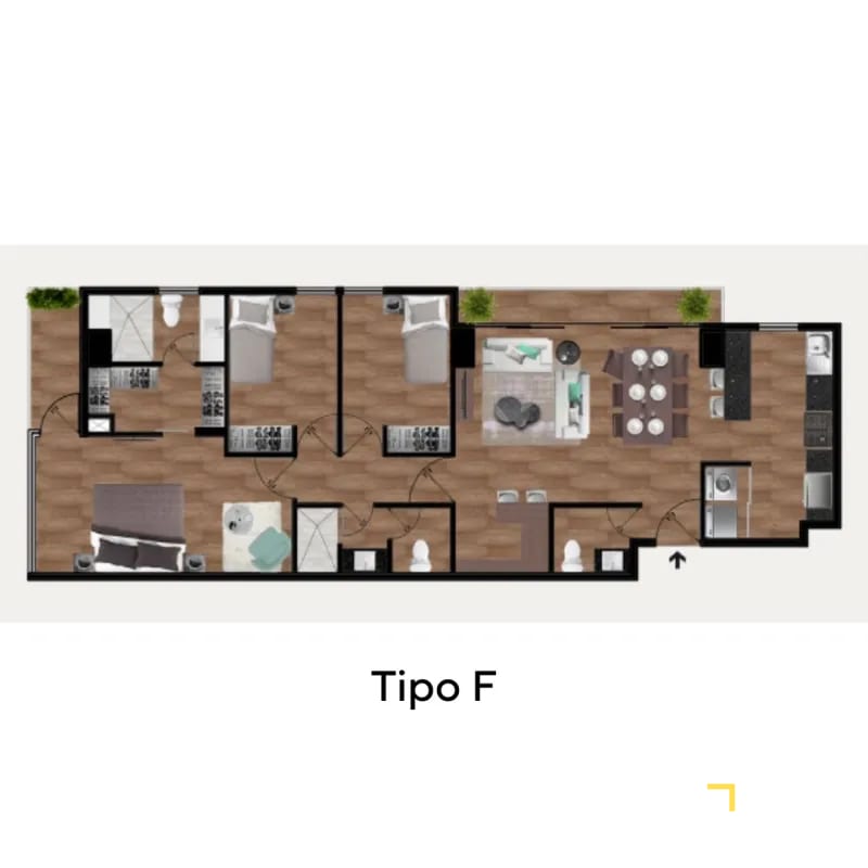 Apartamentos en venta de 3 habitaciones en zona 13 — Apartamento en Venta en Zona 13, Guatemala, Ciudad — foto 11 de 13