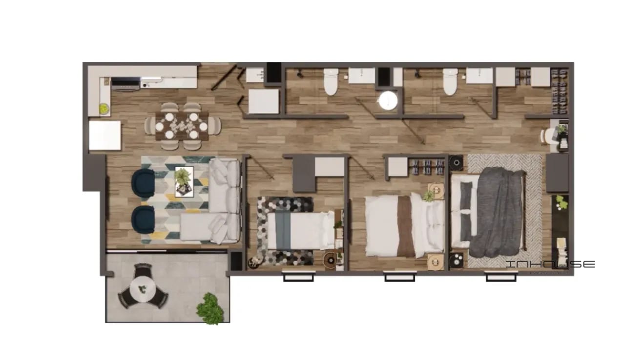 APARTAMENTO EN VENTA ZONA 4 EN PLANOS — Apartamento en Venta en Zona 4, Guatemala, Ciudad — foto 2 de 11