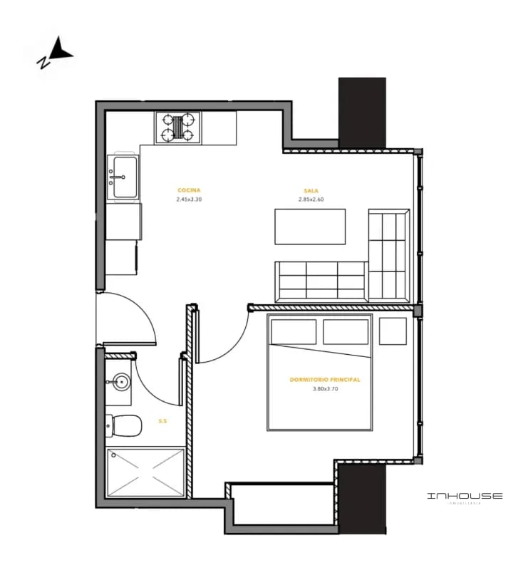 APARTAMENTO EN VENTA ZONA 11 EN PLANOS — Apartamento en Venta en Zona 11, Guatemala, Ciudad — foto 7 de 8