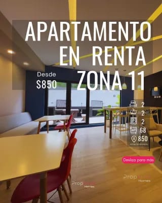 Apartamento Amueblado 2 Hab Zona 11 — Apartamento en Alquiler en Zona 11 Mixco, Guatemala, Ciudad — miniatura 12 de 12