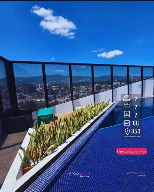 Apartamento Amueblado 2 Hab Zona 11 — Apartamento en Alquiler en Zona 11 Mixco, Guatemala, Ciudad — foto 11 de 12