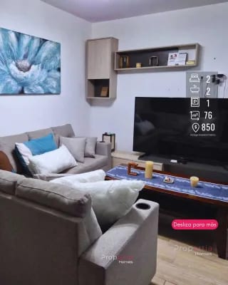 Apartamento Amueblado 2 Hab Zona 11 — Apartamento en Alquiler en Zona 11 Mixco, Guatemala, Ciudad — miniatura 2 de 12