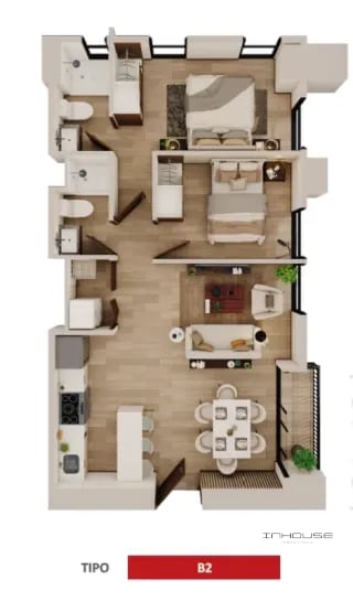 APARTAMENTO EN VENTA ZONA 11  - EDIFICIOS ALTAIRE- — Apartamento en Venta en Zona 11, Guatemala, Ciudad — miniatura 15 de 16