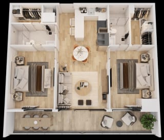 Apartamento de 2 habitaciones en excelente ubicación en Ferré 10, zona 10 — Apartamento en Venta en Ferré Diez, Zona 10, Guatemala, Ciudad — miniatura 2 de 17