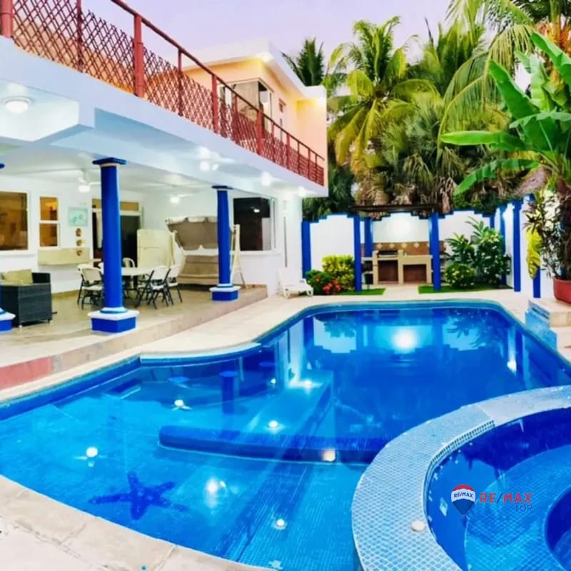 VENDO CASA DE PLAYA EN PUERTO SAN JOSÉ 🌅 COMPLETAMENTE EQUIPADA Y AMUEBLADA — Casa vacacional en Venta en Puerto San José, Escuintla — foto 1 de 9