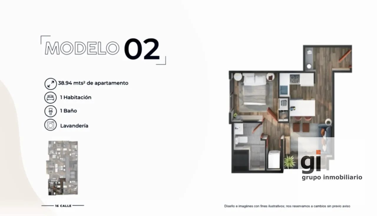 Apartamento para inversión 1 dormitorio, excelente ubicación — Apartamento en Venta en Zona 10, Guatemala, Ciudad — foto 2 de 5