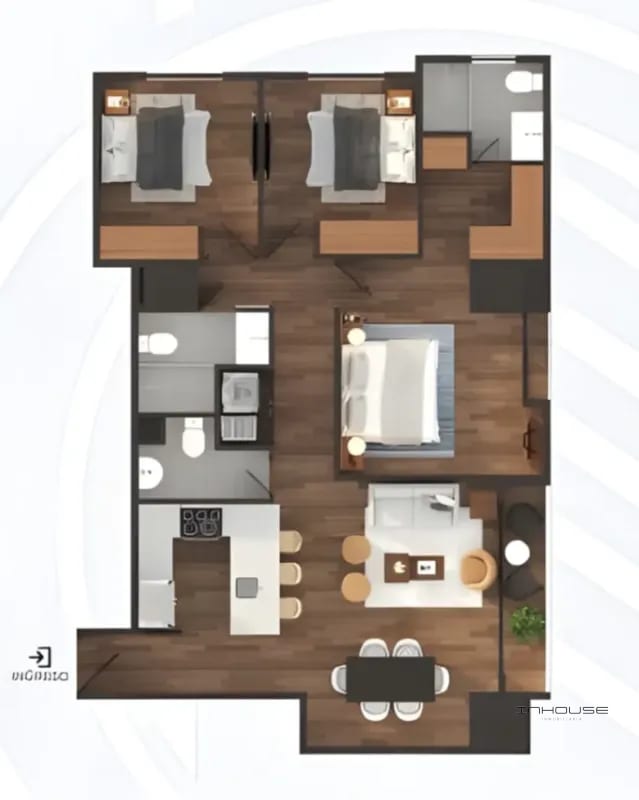 APARTAMENTO EN VENTA ZONA 10, CASALINI Sexta Avenida — Apartamento en Venta en Cassalini, Zona 10, Guatemala, Ciudad — foto 6 de 7