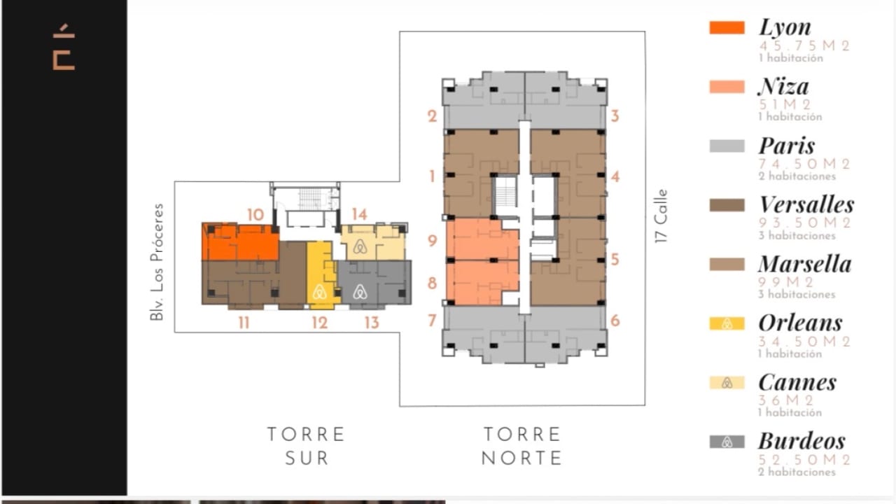 Apartamentos en planos en Edificio Vie Proceres! — Apartamento en Venta en Zona 10, Guatemala, Ciudad — foto 5 de 12