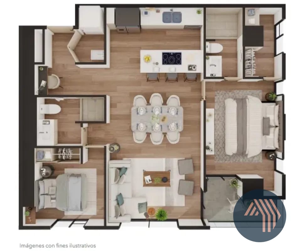 VENTA DE APARTAMENTOS PARA ESTRENAR - TOMUS, ZONA 15 — Apartamento en Venta en Tomus, Zona 15, Guatemala, Ciudad — foto 6 de 9