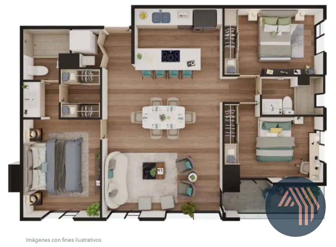 VENTA DE APARTAMENTOS PARA ESTRENAR - TOMUS, ZONA 15 — Apartamento en Venta en Tomus, Zona 15, Guatemala, Ciudad — foto 5 de 9