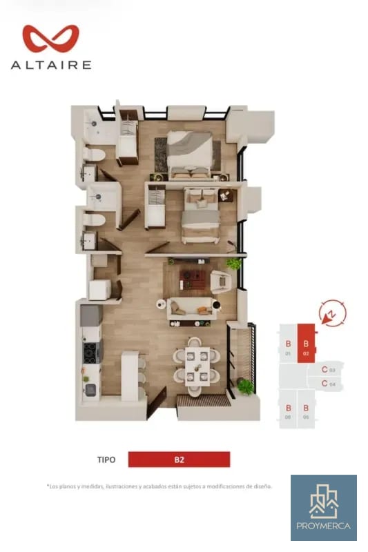 Apartamento en venta, Edificio Altaire, Zona 11 — Apartamento en Venta en Zona 11, Guatemala, Ciudad — foto 5 de 7