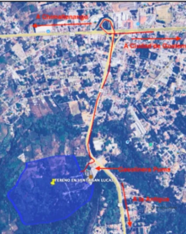 TERRENO EN VENTA EN SAN BARTOLOMÉ MILPAS ALTAS SACATEPEQUEZ PARA DESARROLLO URBANISTICO — Terreno en Venta en San Bartolomé Milpas Altas, Sacatepéquez — foto 3 de 5