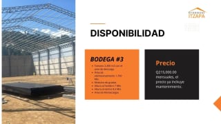 Se Renta Nave Industrial de 2,300 m2 En San Andrés Itzapa Chimaltenango — Bodega / Ofibodega en Alquiler en San Andrés Itzapa, Chimaltenango — miniatura 10 de 16