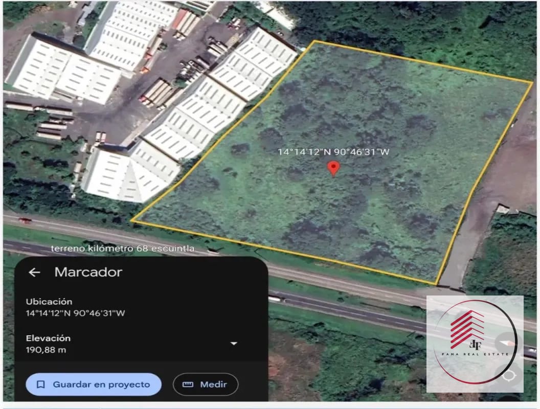 VENTA de Terreno ubicado en km 68 en carretera hacia puerto quetzal IDEAL PARA PARA DESARROLLO INMOBILIARIO — Finca en Venta en Puerto San José, Escuintla — foto 2 de 2