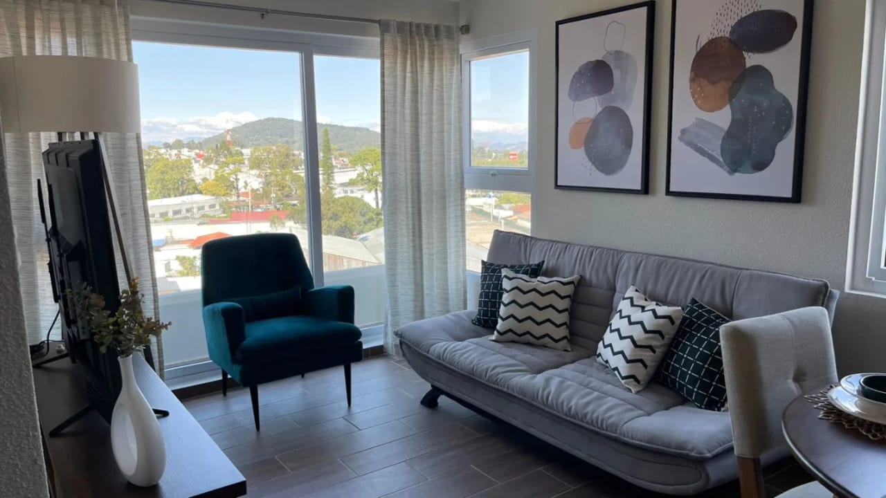 VENTA DE APARTAMENTO EN ZONA 07 PARQUE MATEO 2 DORMITORIOS IDEAL VIVIENDA O AIRBNB CON O SIN MUEBLES — Apartamento en Venta en Parque Mateo, Zona 7, Guatemala, Ciudad — foto 3 de 13