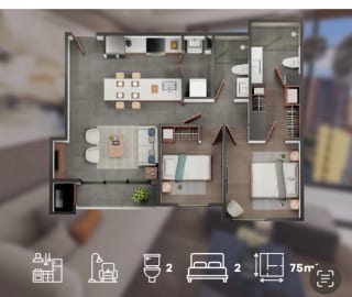 ALQUILER APARTAMENTO ZONA 14 AMUEBLADO — Apartamento en Venta en Zona 14, Guatemala, Ciudad — miniatura 17 de 17