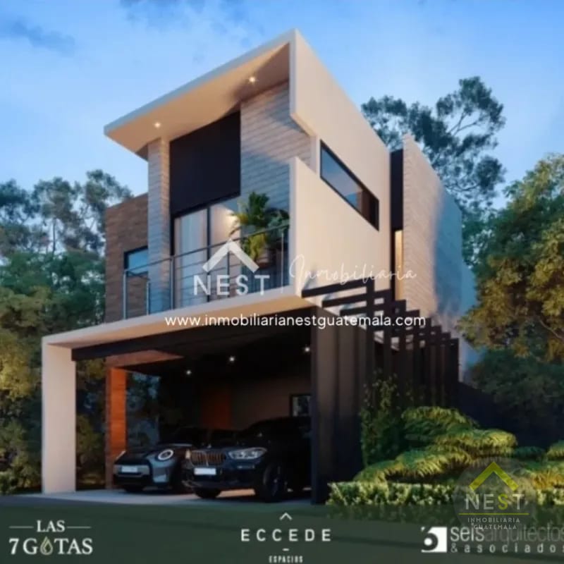 Casa nueva de 3 habitaciones con jardín | COND. LAS 7 GOTAS, Km 16.5 CAES — Casa en Venta en Carretera a El Salvador, Guatemala, Ciudad — foto 3 de 16