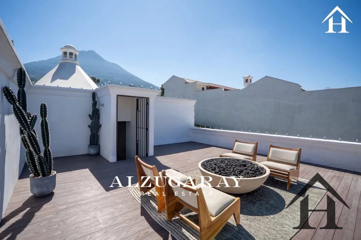 casa de 1 nivel con piscina  / amueblada / condominio Antigua — Casa en Venta en Antigua, Sacatepéquez — foto 7 de 11