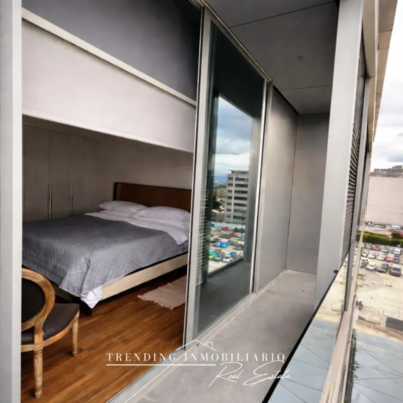 Apartamento en alquiler amueblado zona 10 edificio Avia, una habitación + un parqueo — Apartamento en Alquiler en Avia, Zona 10, Guatemala, Ciudad — foto 4 de 8