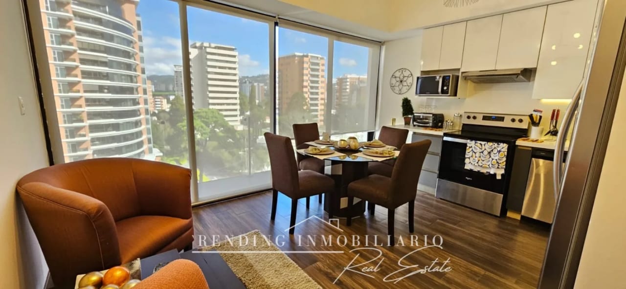 Apartamento en renta zona 10 edificio Casa Clara, 2 habitaciones 76.12 m² amueblado — Apartamento en Alquiler en Casa Clara, Zona 10, Guatemala, Ciudad — foto 12 de 16