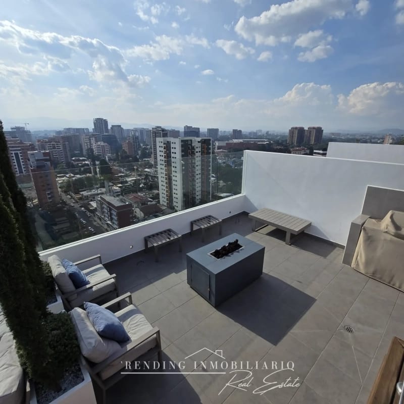 Apartamento en renta zona 10 edificio Casalini amueblado de 2 habitaciones — Apartamento en Alquiler en Casalini Diagonal 6, Zona 10, Guatemala, Ciudad — foto 2 de 8