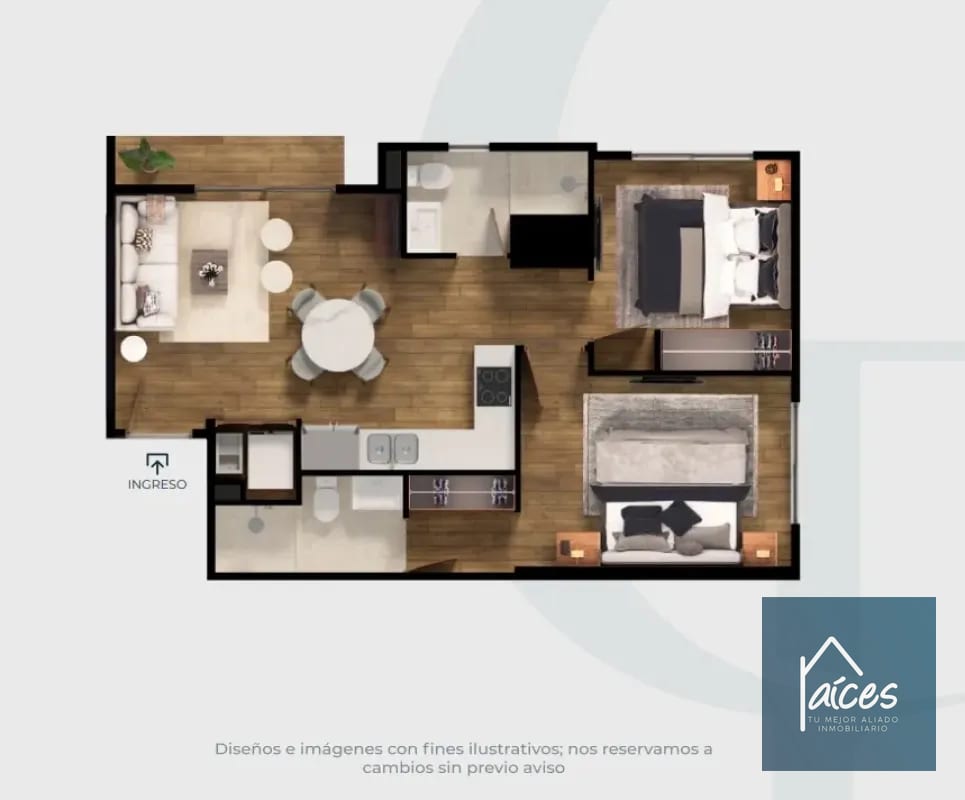 Apartamento en venta Modelo 1 CASA FIORE Zona 10 (D) — Apartamento en Venta en Zona 10, Guatemala, Ciudad — foto 5 de 5