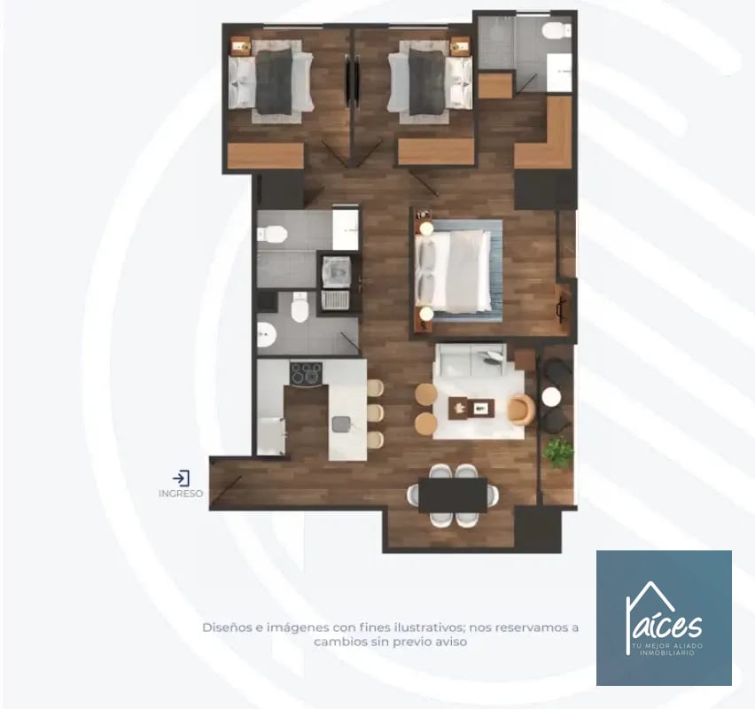 Apartamento en venta Modelo 02 CASALINI Sexta Av. Zona 10 (D) — Apartamento en Venta en Zona 10, Guatemala, Ciudad — foto 4 de 6