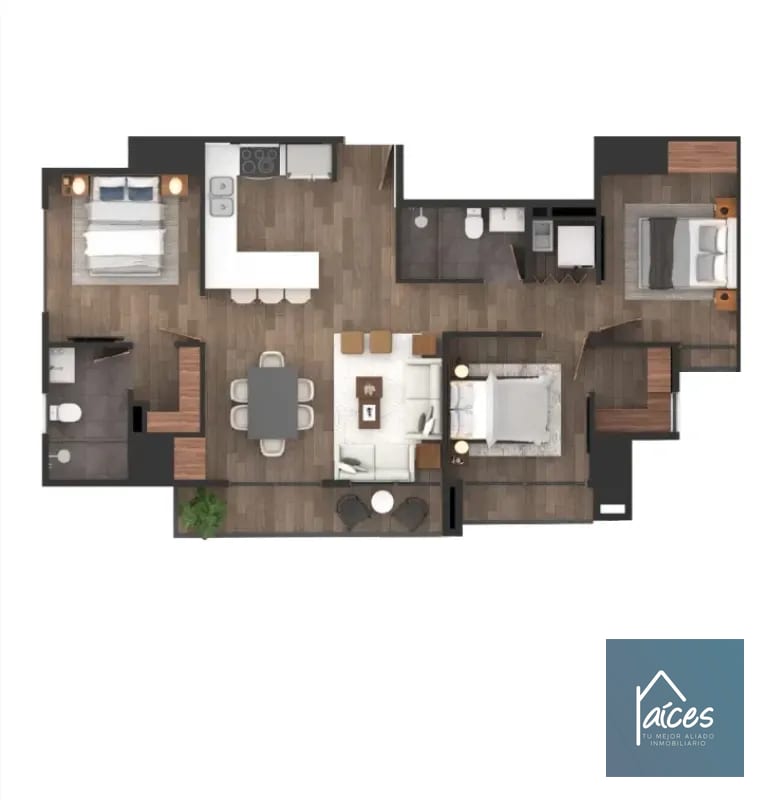 Apartamento en venta Modelo 5 CASA TAURE Zona 10 (D) — Apartamento en Venta en Zona 10, Guatemala, Ciudad — foto 6 de 7